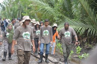 Program Konservasi Mangrove Aramco Asia Singapore, Fase Ketiga Diharapkan Bupati Bengkalis Berlanjut