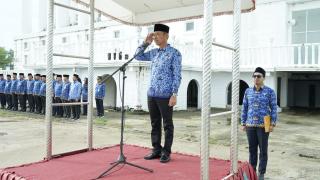 Pimpin Apel Hari Ke -17, Bupati Rohil Ingatkan ASN Untuk Tingkatkan Kinerja dan Disiplin