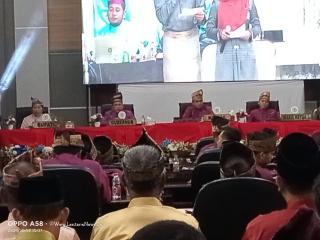 Rapat Paripurna Peringatan Hari Jadi Rokan Hulu Ke-25 Tahun Digelar DPRD Rohul