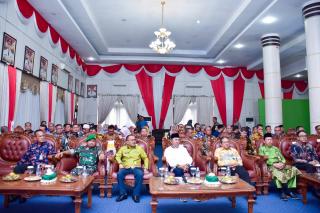 Gubri Didampingi Pj Bupati Kampar, Launching Program UHC Jaminan Kesehatan Kampar Melaju