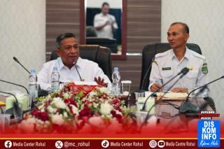 Bupati Anton Pimpin Rakor Pembebasan dan Perlindungan Lahan Pertanian di Rokan Hulu