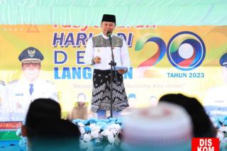 Harlades Langkitin Ke 20, Dihadiri Wabup Rohul Indra Gunawan di Rambah Samo