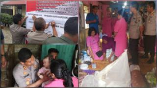 Kunker-di-Dua-Polsek,-Kapolres-Rohul-Bantu-Kaum-Duafa-Anak-Yatim-dan-Deklarasi-Karhutla