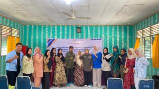 Tim Peneliti Riset Penguatan Kapasitas Dosen Muda UNRI, Melakukan Penelitian di Desa Okura Rumbai