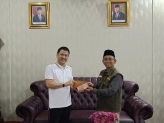 Zakat Maal Rp. 25 Juta, Diserahkan Pj Bupati Kampar Kepada Baznas Kampar