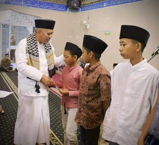 Sambut Ramadhan di Masjid At Tawlqwa Langgini, Pj Bupati Kampar Hadiri Tablik Akbar