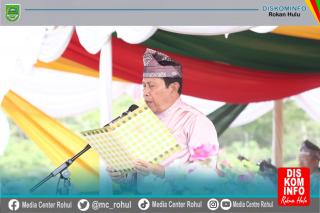 Bupati Sukiman Pimpin Upacara, Peringatan Hari Jadi Kabupaten Rohul ke 24 Tahun 2023