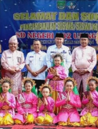 Wabup Rohul Indra Gunawan Hadiri Farewell Party Pelajar SDN 002 Ujung Batu Rohul