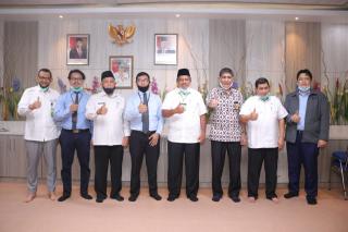 KKP Pratama Kerinci Pindah Tugas Dan Pamitan Ke Bupati Siak Lewa Video Conference