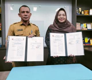 DPPKBP3A Kampar Melakukan MoU Dengan Politeknik Kampar