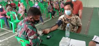 KODIM 0313/KPR Laksanakan Vaksin Tahap ke II 