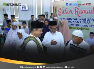 Wabup Rohul Syafruddin Poti Hadiri Safari Ramadhan di Masjid Al-Ihsan Ujung Batu