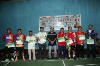 Turnamen Bulu Tangkis H. Suman Hizar Cup Usai, Pasangan Muda Raih Juara