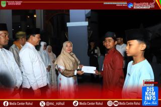 Hujan Lebat Jadi Rahmat, Peringatan Maulid Nabi 1447 H Pemkab Rohul Terselenggara Penuh Khidmat