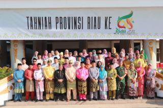 Lapas Pasir Pengaraian Ikuti Upacara Hari Jadi Provinsi Riau ke-68 Merawat Tuah Menjaga Marwah