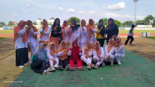 Peringati Hari Olahraga, DWP Setda Senam Bersama