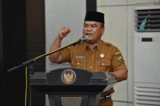 Kontingen Kampar PSBS Bangkinang ke Ajang Nasional Dilepas Kadis Dikpora Kampar, Ini Harapan Aidil