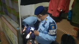 Guna Wujudkan Zero Halinar, Lapas Narkotika Rumbai Razia Kamar Hunian Bersama TNI dan Polisi