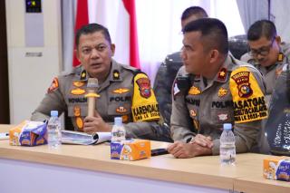 Polresta Pekanbaru Melaksanakan Rapat Koordinasi Lintas Sektoral Ops Keselamatan Lancang Kuning 2024