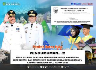 Resmi! Ini Daftar Penerima Bantuan Mahasiswa Rohul 2025