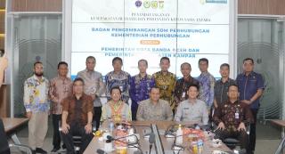 Kadis Perhubungan Kampar Hadiri MoU Tentang SDM Dengan STTD