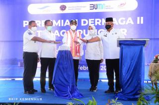Dermaga II Telaga Punggur di Batam Diresmikan Menhub