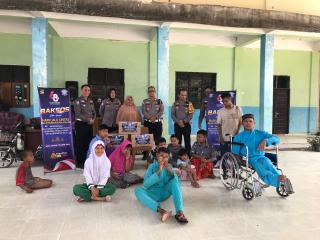HUT Lalulintas Bhayangkara 68, Satlantas Polres Siak Gelar Kegiatan Sosial di Panti Asuhan