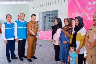 Peduli Desa Salo Timur, Galeri dan Rumah Edukasi Kelor Aru Binaan TJSL PLN Diresmikan Pj Bupati Kamp