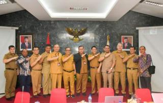 Firdaus Sampaikan Laporan Triwulan ll Pelaksana Tugas Pj Bupati Kampar 23 Agustus - 23 November 2023