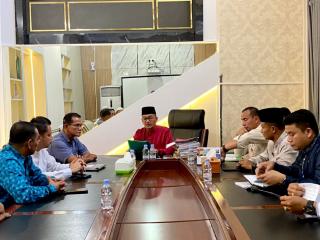 Pj Bupati Kampar Firdaus Terima Audensi Forum Komunikasi BPD Desa Parit Baru