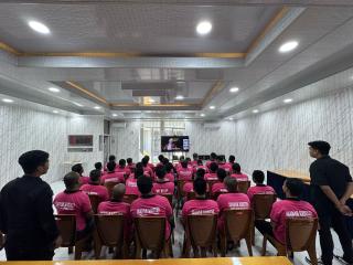 Warga Binaan Kristiani Lapas Pangaraian Ikuti Ibadah Jumat Agung Secara Virtual