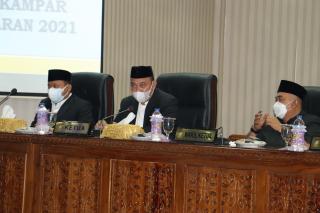 DPRD Kampar Ketuk Palu Perubahan APBD Tahun 2021
