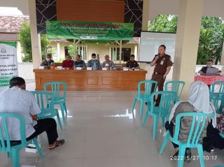 Berikan Penerangan Hukum dan Pencegahan Tipikor, Kasi Intel: Masyarakat Tidak Perlu Takut Konsultasi