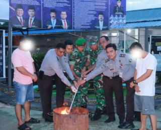 Pastikan Blok Hunian Tertib dan Terjaga Lapas Pasir Pengaraian lakukan Penggeladahan