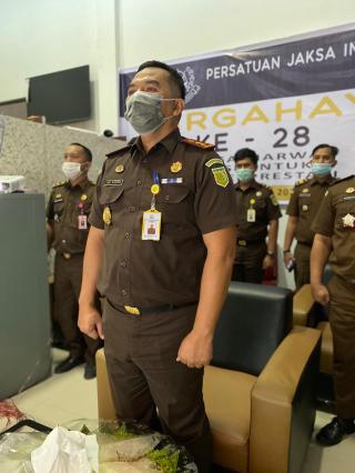 Kejari Kampar Peringati Hut Persatuan Jaksa Indonesia (PJI) Ke - 28