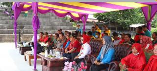 Bupati Rohul Hadiri Kegiatan Donor Darah di  Desa Kota Baru