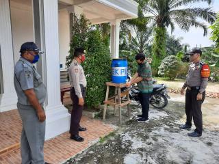 Personil Gabungan Tiga Pilar Kec. Minas Sosialisakan Penerapan Prokes Covid 19 Ditempat Ibadah