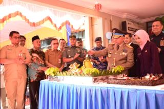 Upacara Sekaligus Penyerahan Sertifikat Tanah Hantaru Ke 64, Dihadiri Asisten lll Setda Kampar