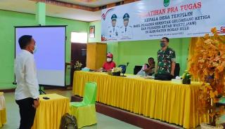 Danramil 02 Rambah Berikan Wawasan Kebangsaan di Pelatihan Pra Tugas Kades Terpilih 22 Orang