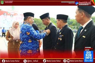 Pemkab Rohul Gelar Upacara Peringatan Hari Pahlawan Nasional Ke-80