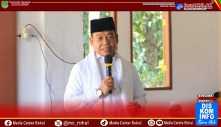 Wabup Rohul Syafaruddin Poti Hadiri Haul Alm. Syekh Haji Muhammad Noer Rokan Ke-65
