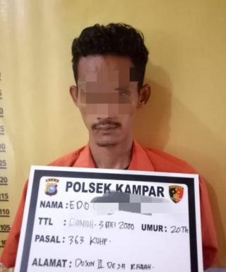 Pelaku Pencurian Disalahsatu Masjid di Kampar ini Menyerahkan Diri Usai Dishalat Hajatkan Jamaah