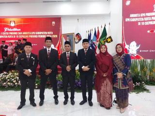 Andi Putra Dipercaya Pimpin KPU Kampar, Berikut Bagian Kordiv