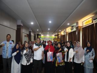 Pemkab Kampar Melalui Disperinaker, Lakukan Sosialisasi Tentang KI dan Simulasi Pendaftaran Merk