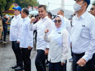 Jelang Pelantikan, Bupati dan Wakil Bupati Kampar Terpilih Ikuti Gladi Bersih