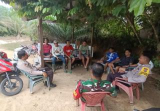 Wujudkan Kamtibmas Aman Dan Kondusif  Polsek Tambusai Utara Gelar Jumat Curhat