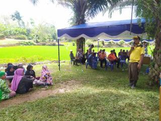 Padat Karya Desa Koto Tuo Tahun 2020 di Fokuskan Pendirian Masjid.