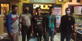 Berakhirnya Perjalanan Pelaku Curanmor di Posko Gugus Tugas Covid-19 Koto Gasib