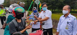 Tingkatkan Sinergitas, Satlantas Polres Siak Gelar Road Safety Partnership Action Cegah Convid 19
