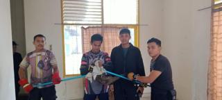 Tim Rescue Damkar dan Penyelamatan Kampar, Berhasil Evakuasi Hewan Musang Yang Masuk di Kantor Pajak